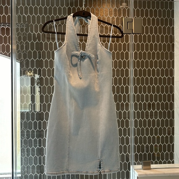 Jean dress. Small - Picture 1 of 4